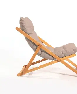 Záhradné lehátka Garden Chair My006 - Brown