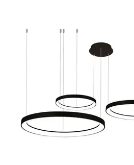Svietidlá Azzardo   - LED Stmievateľný luster na lanku AGNES LED/120W/230V čierna 