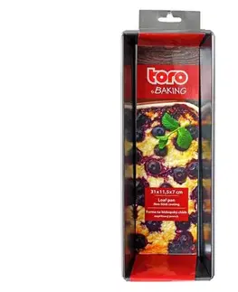Dózy na potraviny UTC Forma na chlieb TORO 31x11,5 cm čierna 390127