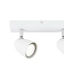 Svietidlá Rabalux 73018 - Bodové svietidlo PERICO 2xGU10/5W/230V biela 73018