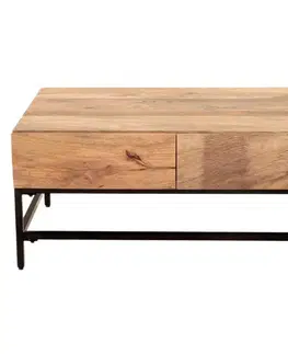 Konferenčné stolíky Konferenčný stolík Gita 90x40x60 indický masív mango