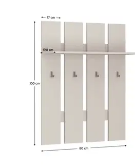 Obývacia izba Vešiakový panel KAROS Tempo Kondela