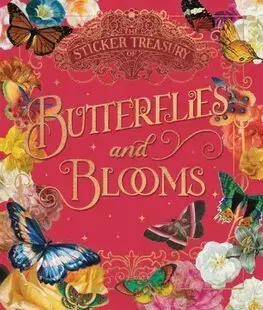 Pre deti a mládež - ostatné The Sticker Treasury of Blooms and Butterflies