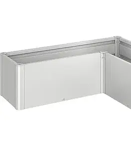 Truhlíky Biohort Hrantík BIOHORT Belvedere L 152 x 152 x 45 cm (strieborná metalíza)