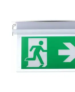 Svietidlá  LED Núdzové svietidlo EMERGENCY EXIT LED/2W/230V 6000K 835