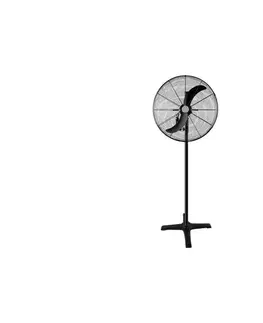 Ventilátory Eurolamp Priemyselný stojanový látor 180 W / 230 V, Ø 66 cm, čierny 147-29046