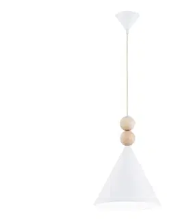 Svietidlá Argon 8632 - Luster na lanku KEGEL 1xE27/15W/230V biela 8632