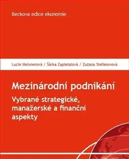 Podnikanie, obchod, predaj Mezinárodní podnikání - Šárka Zapletalová