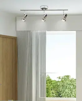 Nástenné svetlá Nástenná svietiaca páska 3X50W GU10 chróm ARKON