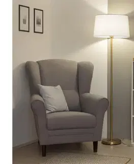 Lampy BRILAGI - LED stojacia lampa CERIA 1xE27/20W/230V pr. 45 cm biela/zlatá SA2189+EG781041