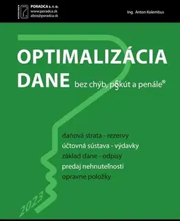 Dane, účtovníctvo Optimalizácia dane 2023 - Anton Kolembus