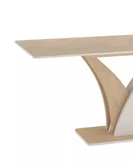 Kuchynské a jedálenské stoly Signal Rozkladací jedálenský stôl VENTO | dub cremona torro / kašmír 68 x 120 cm
