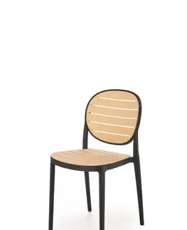 Zahradné stoličky Stohovateľná stolička K529 Halmar
