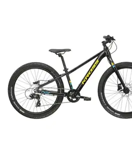 Bicykle Kross LEVEL JR 2.0 čierna / žltá / lesk - S (12", 130-150 cm)