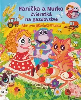 Zvukové knihy Hanička a Murko - Zvieratká na gazdovstve - Lucia Zimányiová