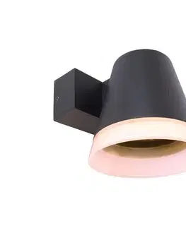 LED osvetlenie Deko-Light 731076 -LED Vonkajšie nástenné svietidlo SERPENTIS 6,2W/230V IP54 čierna 731076
