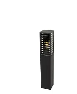 Zahradne stlpove lampy Moderné vonkajšie stojaca lampa čierna 80 cm IP44 - Reims