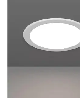 Svietidlá Eglo 901418-LED Kúpeľňové podhľadové svietidlo FUEVA LED/10,5W/230V priemer 16,8 cm IP44 biela 901418
