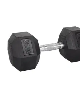 Činky Šesťhranná činka inSPORTline Hexsteel 25 kg