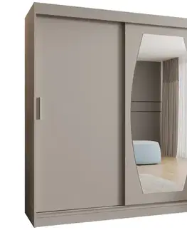 Šatníkové skrine Skriňa Rossa 180 kašmír