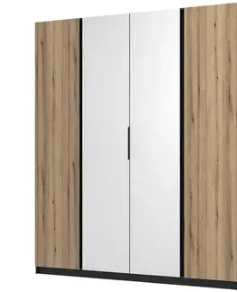 Šatníkové skrine Skriňa Kaja BL/EV 2F 2 Zrkadlo