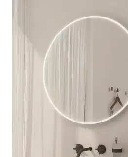 Svietidlá NIMCO ZP 26000R - LED kúpeľňové podsvietené zrkadlo 6500K priemer 60 cm IP44 ZP 26000R