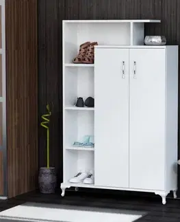 Šatňové skrine Viacúčelová skrinka Sanat - White
