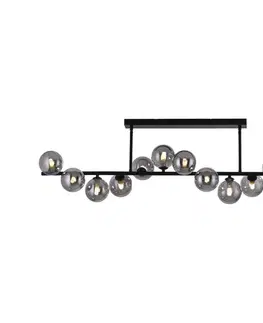 Svietidlá Schöner Wohnen 14505-18 - LED luster na tyči DUBAI 13xG9/3W/230V čierna/dymová 14505-18