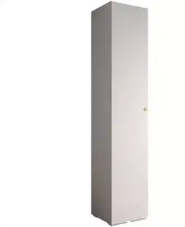 Šatníkové skrine Skriňa Ivo 2 50 biely