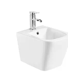 Doplnky do kúpeľne Mereo Bidet závesný kapotovaný, 485x345x330, keramický, biely VSD83B