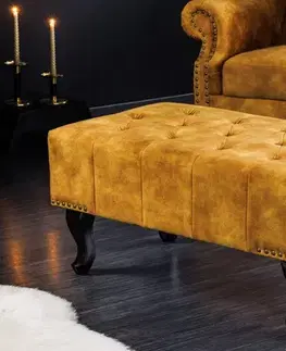 Taburety a podnožky Chesterfield taburet MIDAS Dekorhome