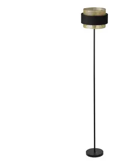 Lampy Osram - Stojacia lampa DECOR HORNET 1xE27/10W/230V čierna/zlatá 4058075847927
