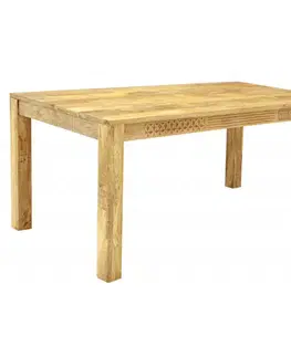 Jedálenské stoly Jedálenský stôl Manu 200x90 indický masív mango