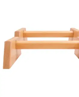 Podpery na kľuky Drevené úchopy na kľuky inSPORTline Gripolix 35 cm