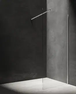 Sprchovacie kúty OMNIRES - MARINA walk-in, 80 cm chróm / transparent /CRTR/ DNR80XCRTR