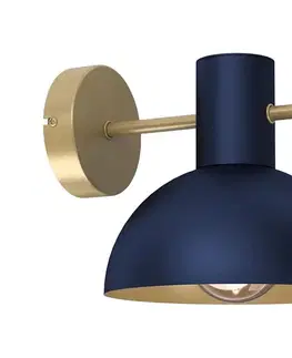Svietidlá  Nástenná lampa ESTATE MINI 1xE27/15W/230V modrá 4375