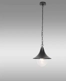 Moderné vonkajšie stropné svietidlá Luster TALEZ 6505 BLACK LW1