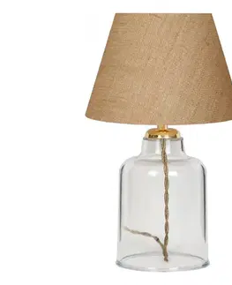 Lampy  Stolná lampa AYD 1xE27/40W/230V hnedá/číra 780SGN2558