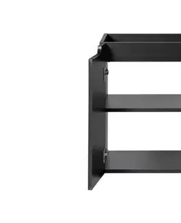 Skrinky do kúpeľne ArtCom Skrinka pod umývadlo NOVA Black 82-60-2D | 60 cm s dvierkami