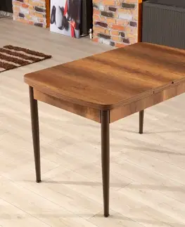 Jedálenské stoly Extendable Dining Table Trend Barok - Walnut, Brown