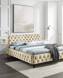 Postele Chesterfield posteľ ZETHOS Dekorhome