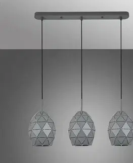Lampy do obývačky Luster EGANA 6998 GREY LW3