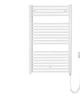Svietidlá Aqualine - Kúpeľňový elektrický radiátor DIRECT-E 400W  96x60 cm biela ILE96T