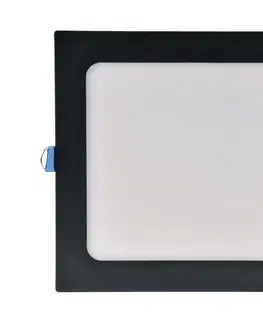 Svietidlá  LED Podhľadové svietidlo RIGEL LED/10W/230V 4000K 16,8x16,8 cm čierna 324146