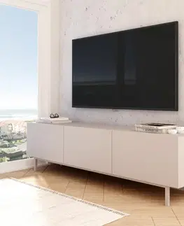 TV stolíky VIKTOR široký TV stolík na nožičkách, coast