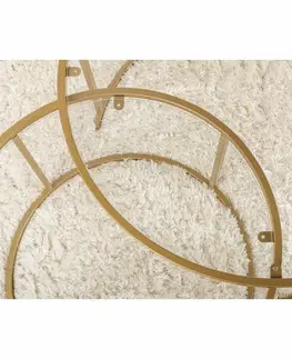 Konferenčné stolíky Súprava konferenčných stolíkov Aurum Gold 80 cm, 2 ks