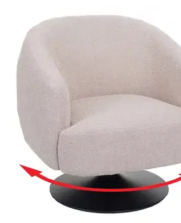 Kreslá Otočné kreslo HWC-J76