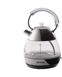 Predlžovacie káble GORENJE K17GPD - Rýchlovarná kanvica 1,7 l 2200W/230V číra/nerez 739690