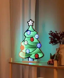 Svetelné reťaze do interiéru Vianočná stolná lampa Vianočný stromček vrátane LED s časovačom - Infinidade