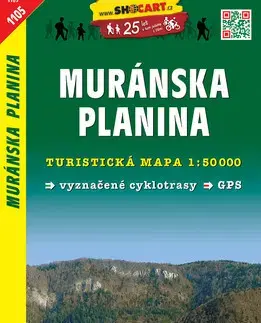 Turistika, skaly Muránska planina 1:50 000